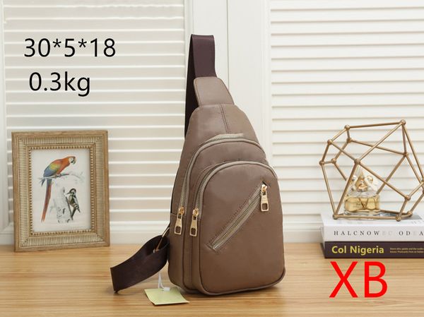 

yq mens designers shoulder bags outdoor sports crossbody trend chest bag cross body wallet embossing pu leather classic backpack for men