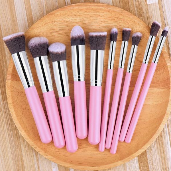 

makeup brushes 10 pieces make-up brush set 5 big and small