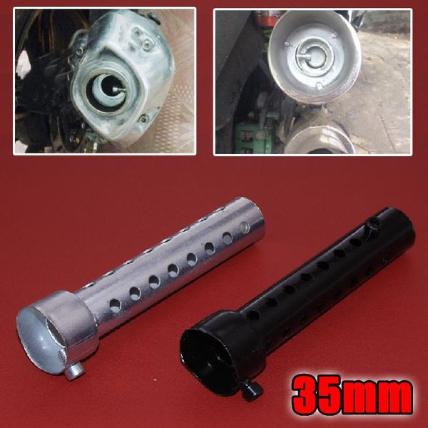 

motorcycle exhaust system jeazea 1x 35mm pipe db killer adjustable off-road bike can muffler insert baffle