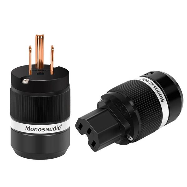 

smart power plugs monosaudio pure copper ac us plug hi-fi audio iec connector