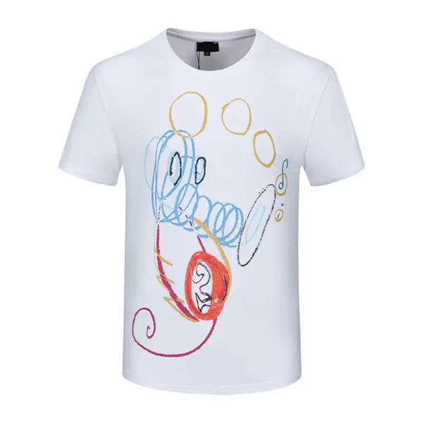 

designer quick dry breathable geometric print crew mens woman t-shirts p1145, White