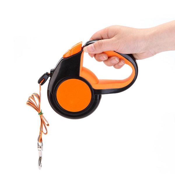 

dog collars & leashes leash automatic adjustable outdoor walk pet 5m for cat small medium big traction rope lead