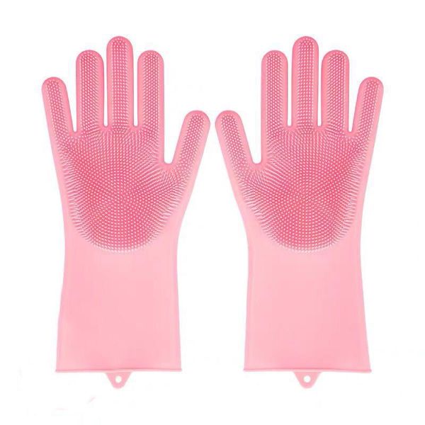 

disposable gloves waterproof non-slip soft rubber silicone washing dishes kitchen bathroom cleaning multifunctional