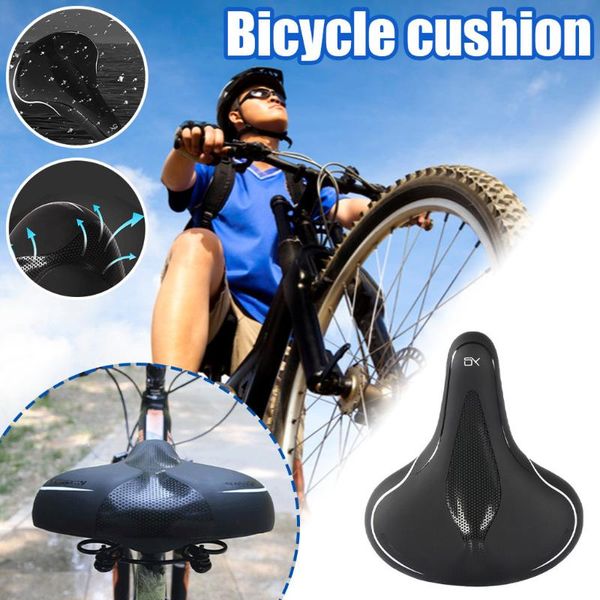 

bike saddles bicycle saddle comfortable wide big bum gel cruiser extra sporty soft pad seat suitable for any type of