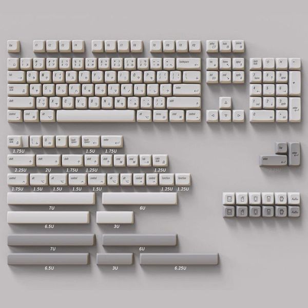 

keyboards sample white design np profile keycaps for cherry mx gateron kailh boxc switch mechanical keyboard 64 87 96 104 pbt key cap