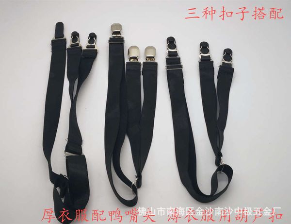 

foshan shirt anti wrinkle underwear garter, custom made garter, Black;white