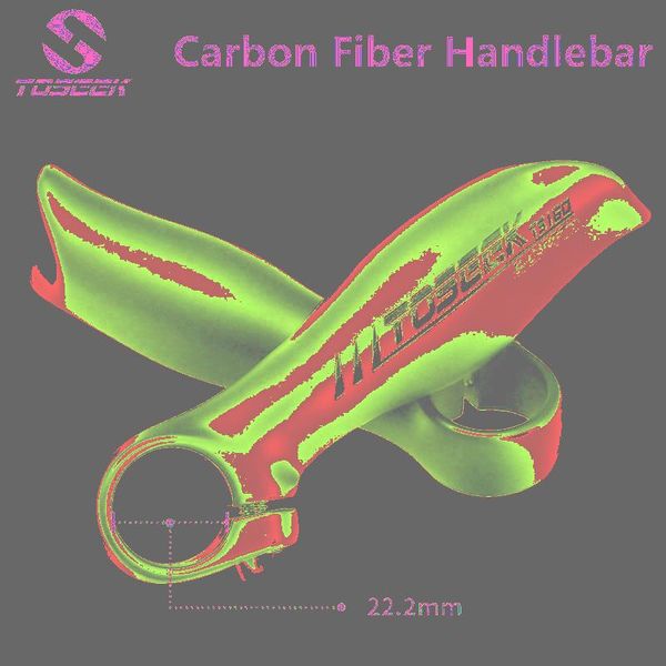 

bike handlebars &components toseek ultra light really ergonomic carbon and aluminum mtb bicycle handlebar bar ends matte black
