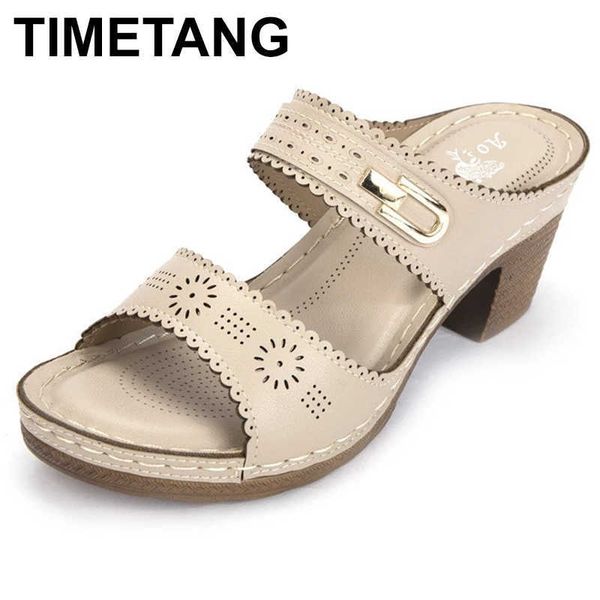 

timetang 2021 summer new women's shoes high-heeled fashion women's sandals shoes for women sandals women y0721, Black