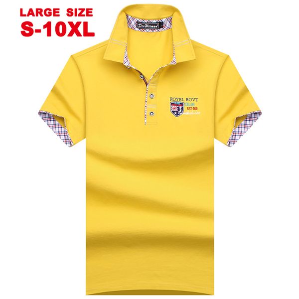 

men's summer polo shirt, youth leisure busins large loose t-shirt, thin t-shirt, White;black