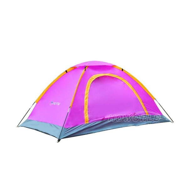 

outdoor single layer opening tent 1-2 person windproof waterproof rain for hiking camping equipment tents and shelters