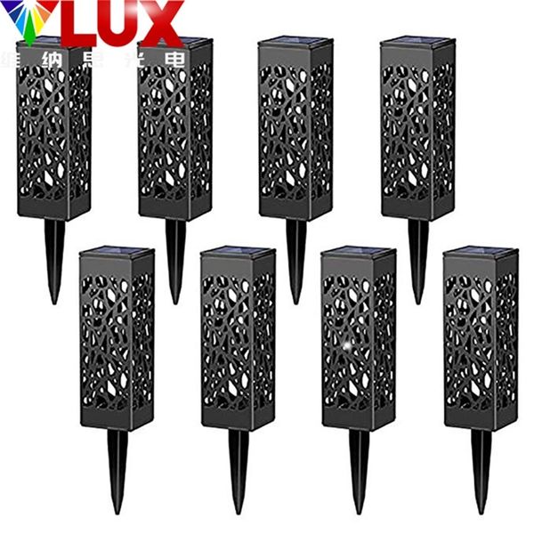 

hollow net cover solar lawn lamp courtyard