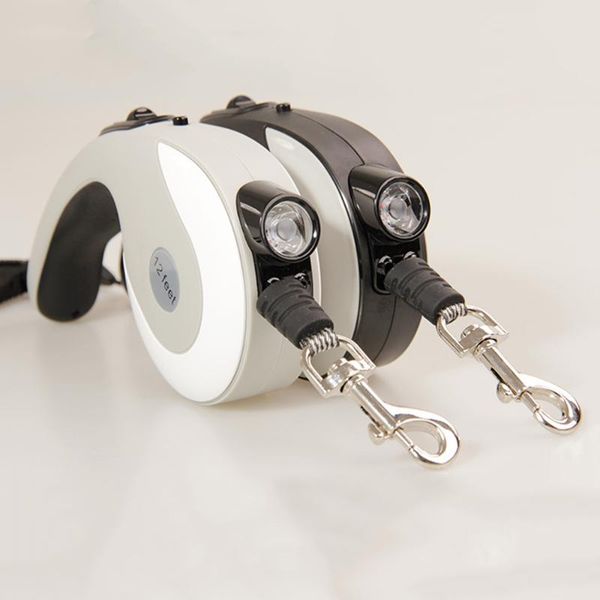 

pet leash for large dogs durable nylon retractable big dog walking leads automatic extending rope collars & leashes