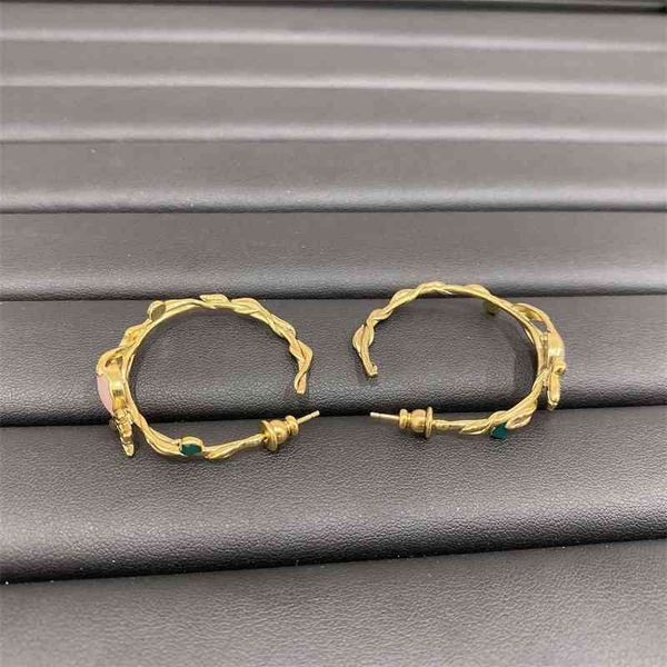 

75% off outlet online family tree branch 925 silver needle star net red same earrings female, Golden