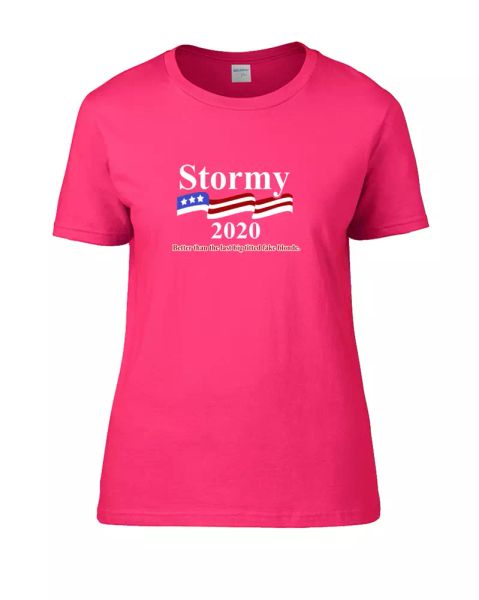 

Stormy 2020- Better than the Last Fake Blonde- Women's T-Shirt, White;black