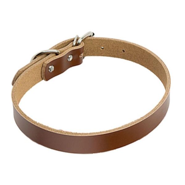 

dog collars & leashes genuine leather collar for small medium large dogs simple pet necklace lx9c