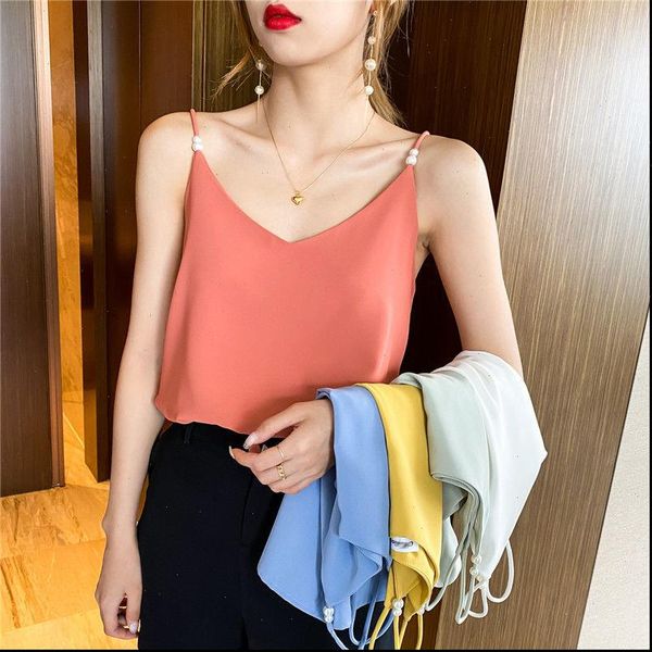 

corset camisole summer loose womens tank sleeveless short crop for, White