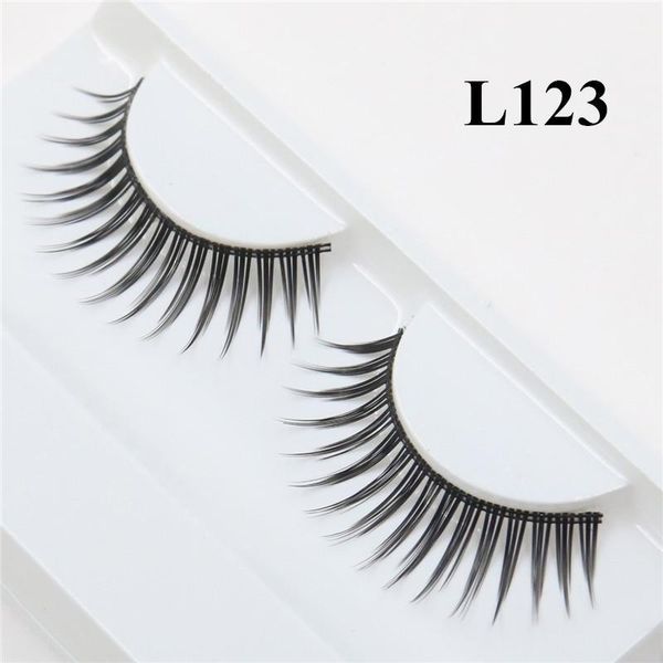 

pair false eyelash extension 3d mink strip lashes faux natural eyelashes packaging l1231