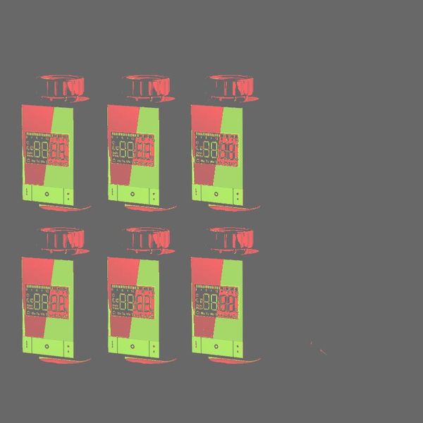 

smart home control 6 pcs zigbee thermostatic radiator valve weekly programmable heating thermostat voice app tuya gateway