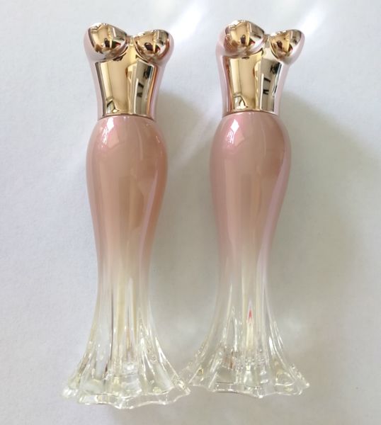 

wholesale diy cosmetics packaging pink mermaid shaped empty lipgloss tubes lip gloss tube bottle lipstick lipblam refillable bottles package