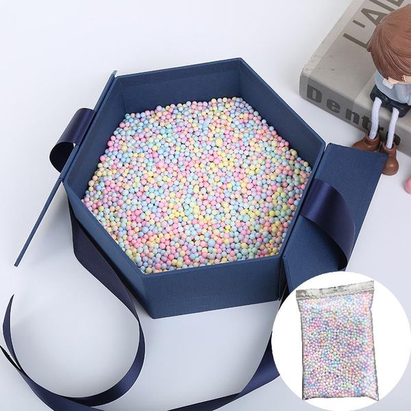 

party decoration 4-6mm colorful ballon foam balls filler gift box filling beads craft bubble ball diy home decor accessories suppy