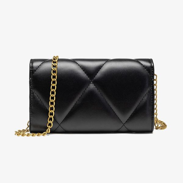 

evening bags pu grid diamond chain small bag shoulder clutch white hand women 2021