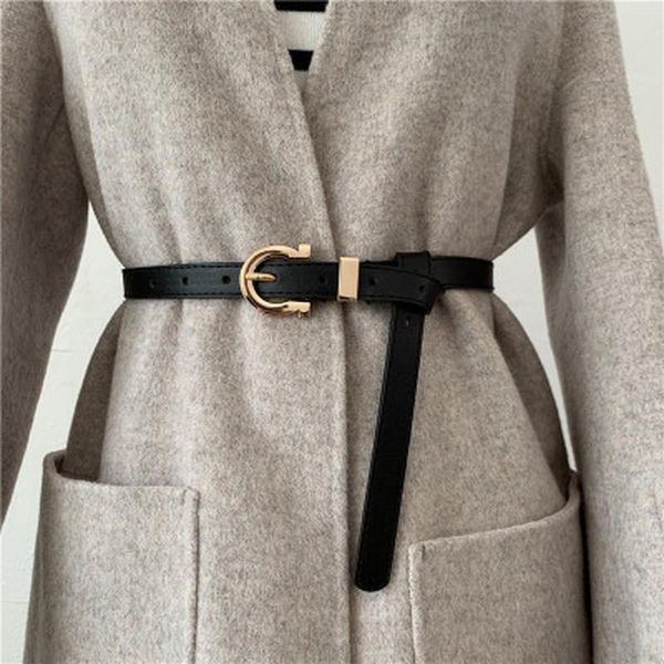 

belts fashion belt for women pu leather waist strap bowknot dress coat accessories, Black;brown