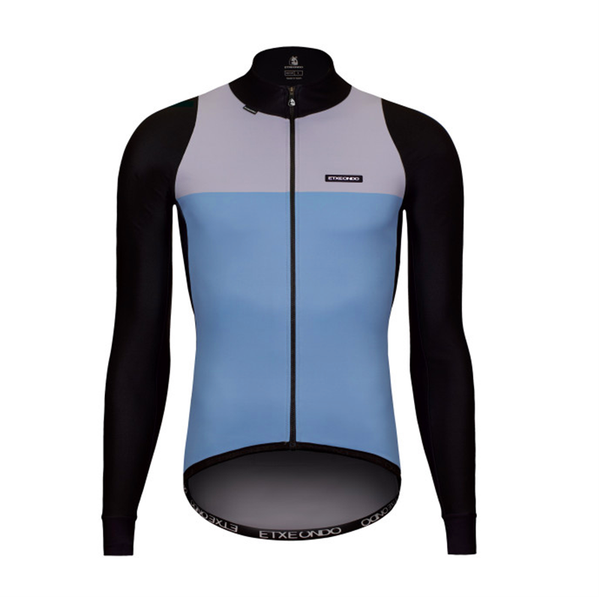 

racing sets etxeondo pro team cycling jacket winter long sleece fleece bike clothing outdoor riding bicycle uniforme, Black;blue
