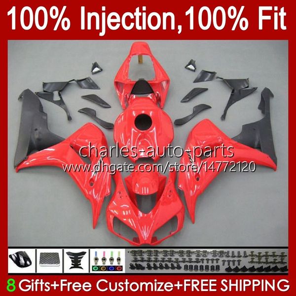 100% FIT впрыскивая фабрика Красная форма для Honda Body CBR 1000 RR CC 1000RR 1000CC 06-07 CUDEWORK 59NO.30 CBR1000 RR CBR1000RR 06 07 CBR1000-RR 2006 2007 OEM обтекатель