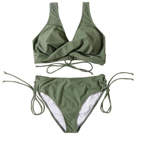 

women's swimwear ruffle bikini set women high waist bathing suit hem swimsuit v-neck floral print beachwear female leopard biquinis, White;black