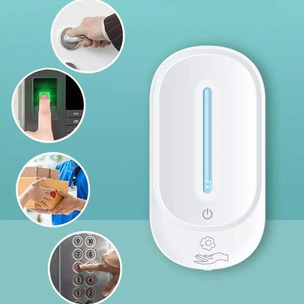 

non-contact automatic hand sanitizer dispenser wall soap for 350ml gel mounted / m4n3 bath accessory set
