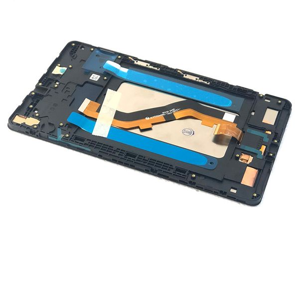 Schermo di visualizzazione per tablet PC Samsung Galaxy Tab A 8.0 T290 T295 Schermi LCD con pannello touch in vetro e gruppo telaio Parti di ricambio Senza cornice Nero Bianco Originale USA