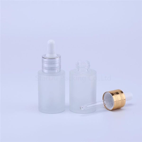 

storage bottles & jars 30ml transparent glass bottle with dropper essential oil , empty perfume 120pcs