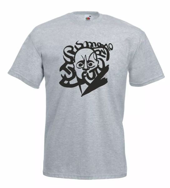 

t-shirt shirt a118 marinetti portrait futurism, White;black