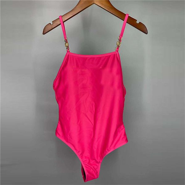 

leisure one piece swimsuits solid color swimming suit smooth soft bathing suits seaside ladies bikini