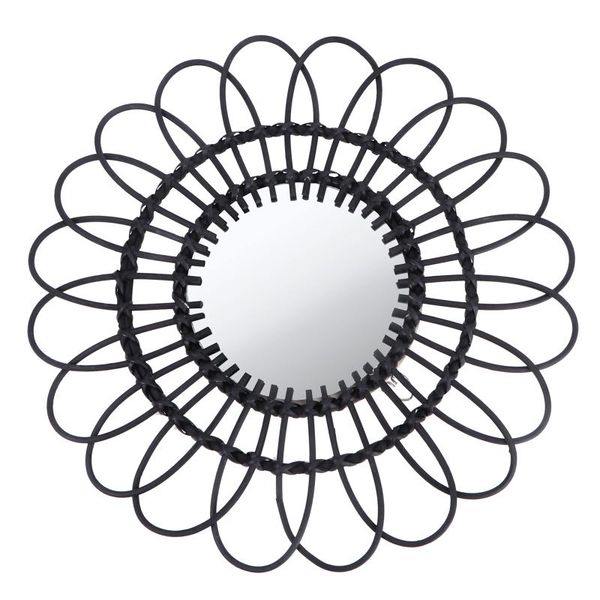 

mirrors 1pc home mirror wall hanging rattan woven decorative