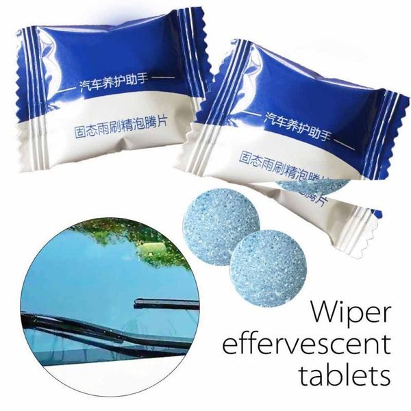 

car cleaning tools 1 pcs condensed effervescent tablet wiper windshield glass washer solid concentrated super conventional cleaner