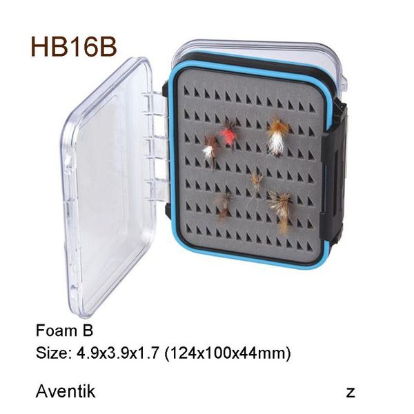 

fishing accessories aventik plastic waterproof double side clear slit foam box tackle case l
