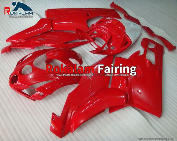

for ducati 749 999 03 04 all red fairings 999s 749s 2003 2004 bodywork set (injection molding)