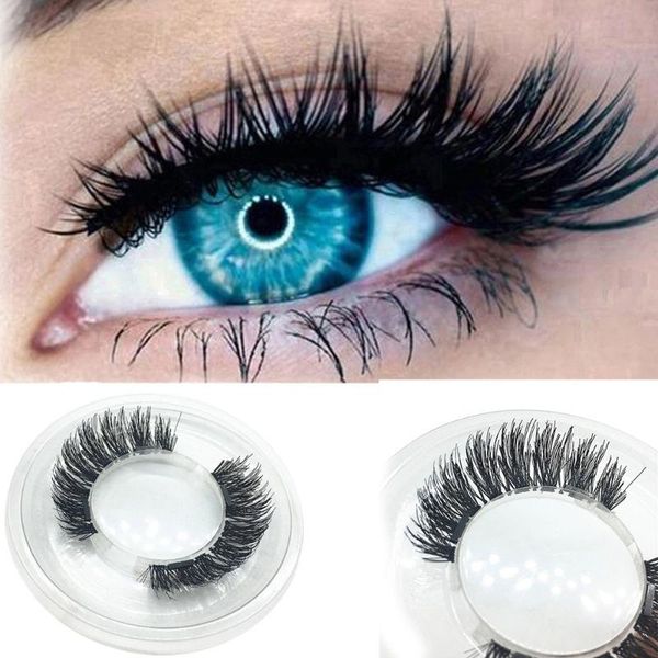 

1pair 3d false eyelashes magnetic lashes reusable magnet alse dramatic volume fake makeup eyelash
