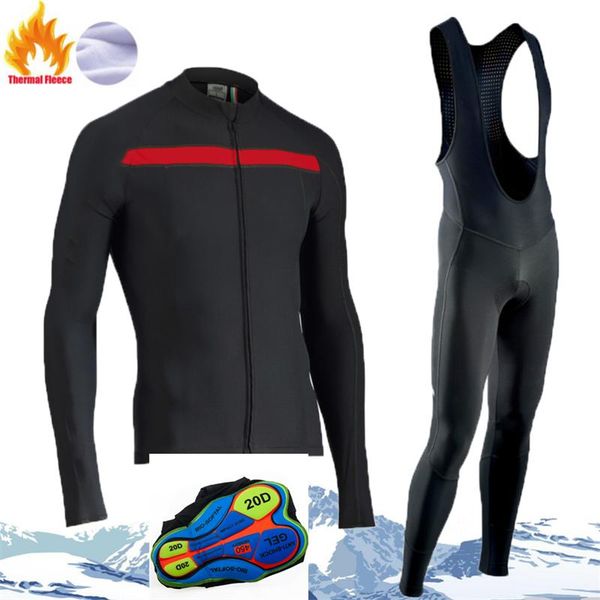 

racing sets cycling wear 2021 strava pro men's winter mtb wear, mountain biking sportswear set long sleeve shirt, Black;blue