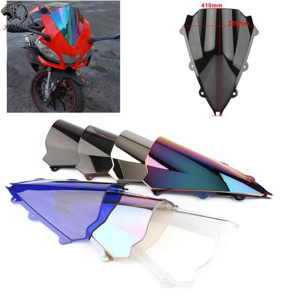 

motorcycle windshield double bubble windscreen screen for aprilia rsv4 09-14 r 12-15 4 125 12-16 smoke black iridium