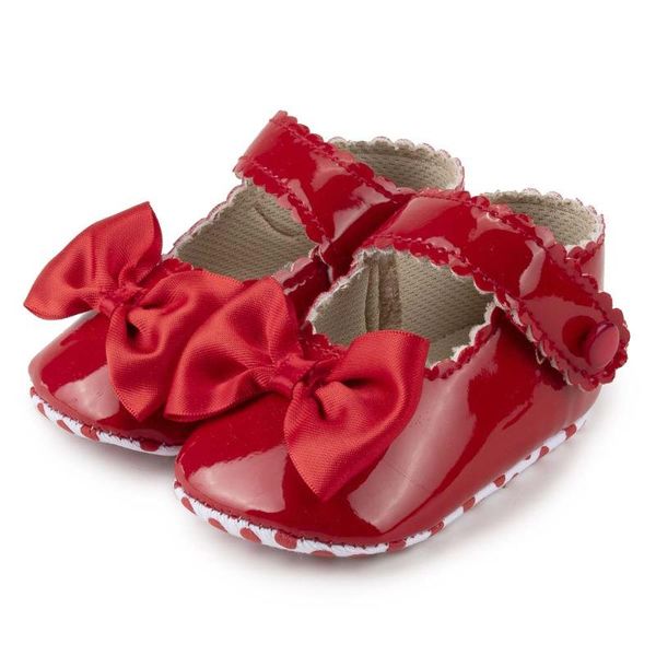

first walkers kruleepo baby kids girl pu soft soled bowknot princess walker shoes children boy antislip casual shoe