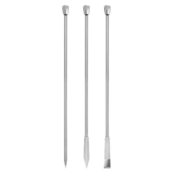 

spoons ukcoco 3pcs stainless steel micro laboratory reagent sampling