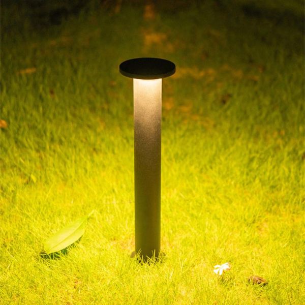 

thrisdar 7w outdoor garden lawn lamp aluminum landscape road pathway pillar light courtyard villa park bollard lamps