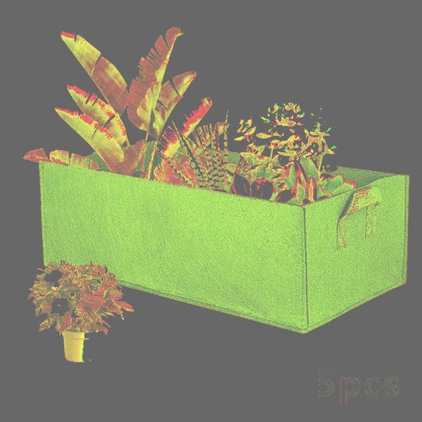 

planters & pots square fabric grow bag pot bags garden planting vegetable planter with handles containers