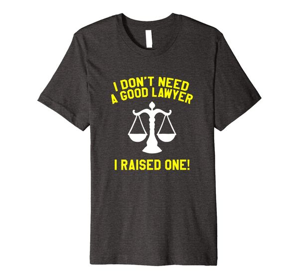 

law school parents funny quote lawyer graduation premium t-shirt, White;black