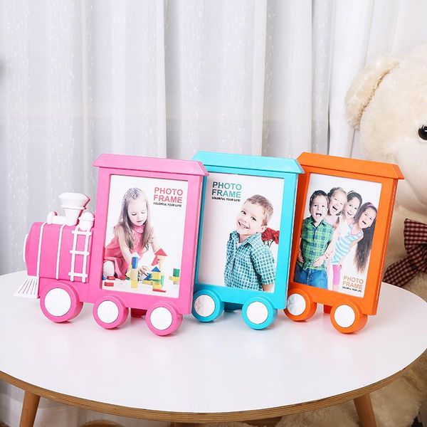 

inch 7 locomotive cup set frame bear cute cartoon can be hung on the wall frames