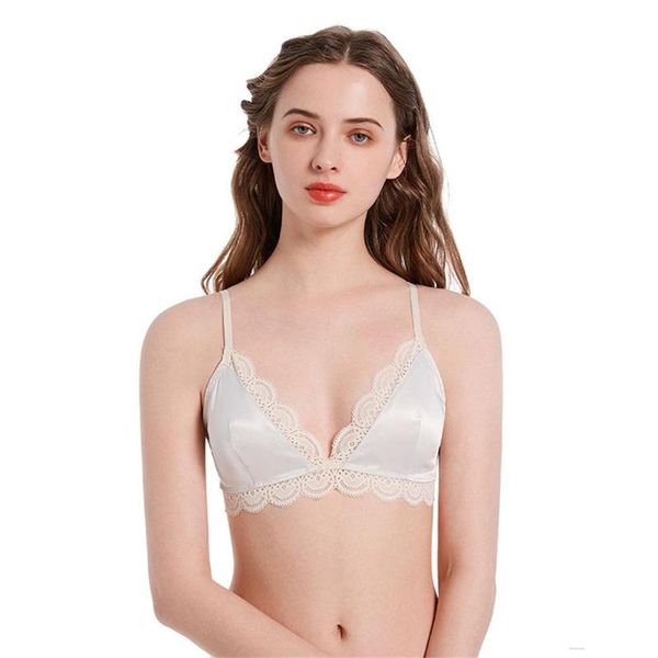

bras soft stretch breathable underwear women comfortable hollow seamless bra lace lingerie no steel ring ultra thin bralette, Red;black