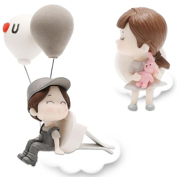 

car air freshener couple girl boy vent perfume clip diffuser decor auto interior