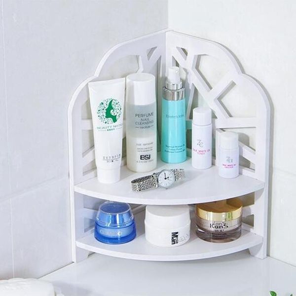 

bathroom storage & organization deskcosmetics organizer rack corner shelf